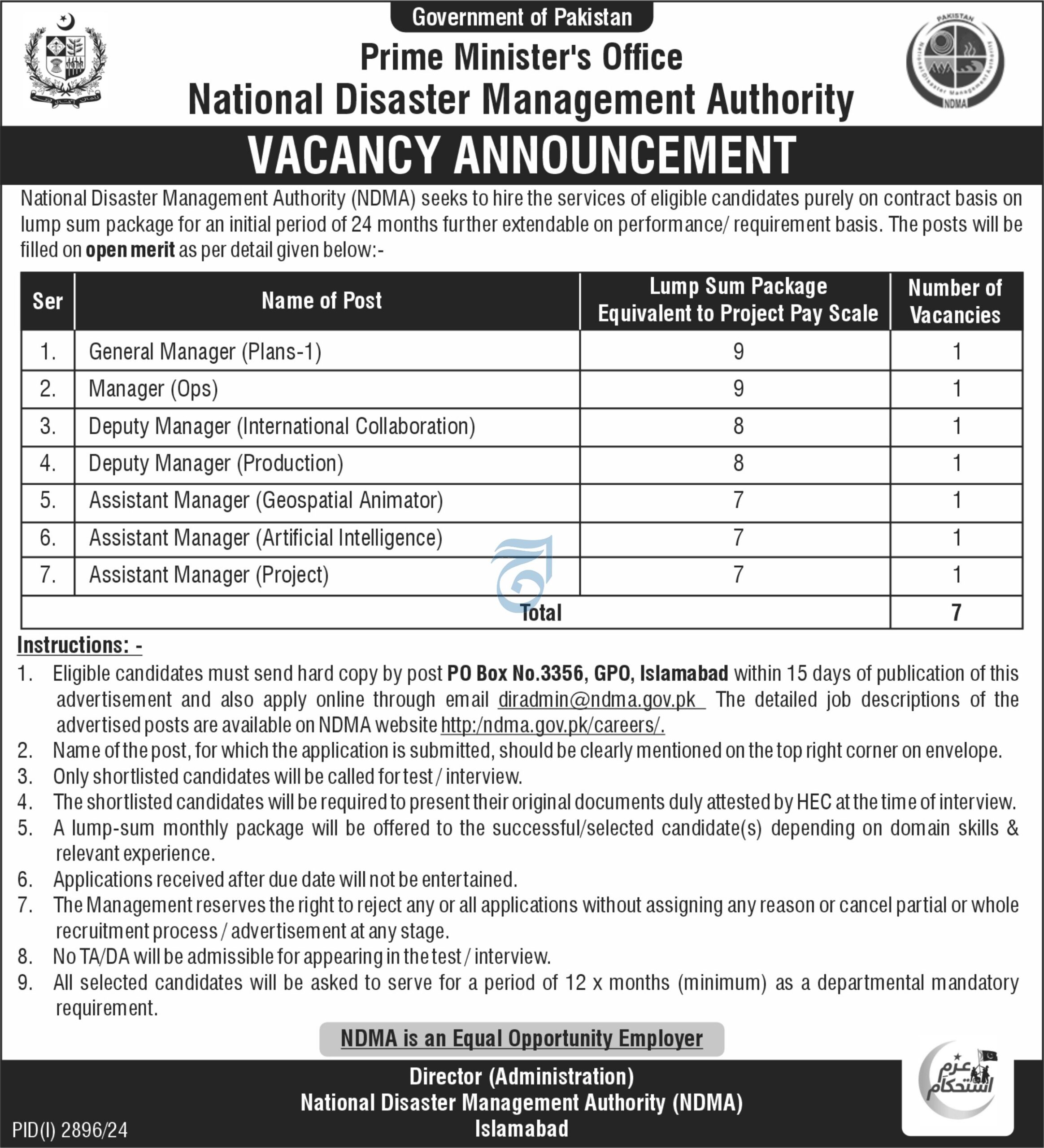 National Disaster Management Authority